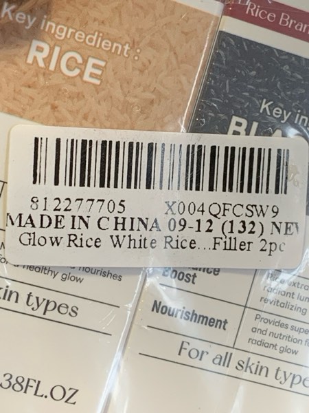 2PC Peel Shot Glow Rice Ampoule Duo, 2025 Upgrade Black and White Rice Exfoliant | Gentle Peel + Pore Minimizing | Exfoliating Face and Body Scrub for All Skin Types 1 Fl Oz (Pack of 1)