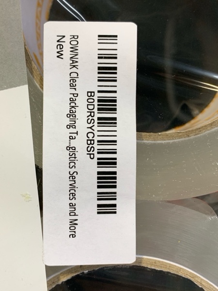 Condition photo showing New/Like New for Clear Packing Tape 6 Rolls - Heavy Duty Packaging Tape 2.0mil Thick, 2.0 in. Wide x 110 Yards - Strong Adhesive, Silent, Reliable Package Tape for Home Office Shipping Moving Sealing 6rolls/ 2.0mil/ 110yard 6