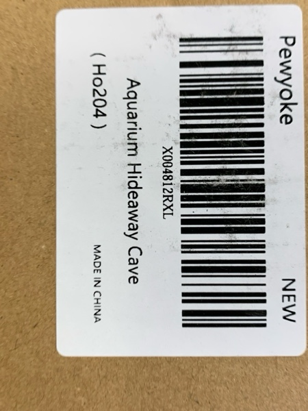 Condition photo showing New/Like New for Aquarium Betta Fish Cave Accessories, Ceramic Hideaway Rock Cave for Aquatic Pets,Rock Cave Decor for Shrimp Cichlid Hiding Breeding Betta Toys Hideout Stones House (HO204)