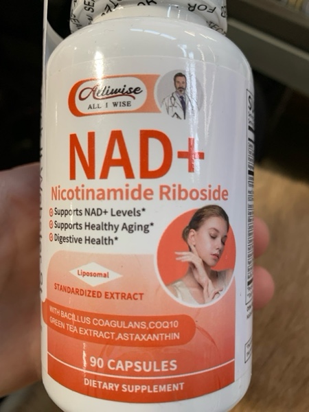 Condition photo showing New/Like New for NAD+ Supplement,Liposomal NAD Nicotinamide Riboside with Resveratrol, CoQ10,Astaxanthin - Energy,Aging & Immune Support - 10X Absorption Technology