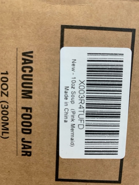 Condition photo showing New/Like New for Mermaid 10oz Kids Lunch Jar - Insulated, Leak Proof, Wide Mouth, Hot Food, Spoon Included Pink-Mermaid