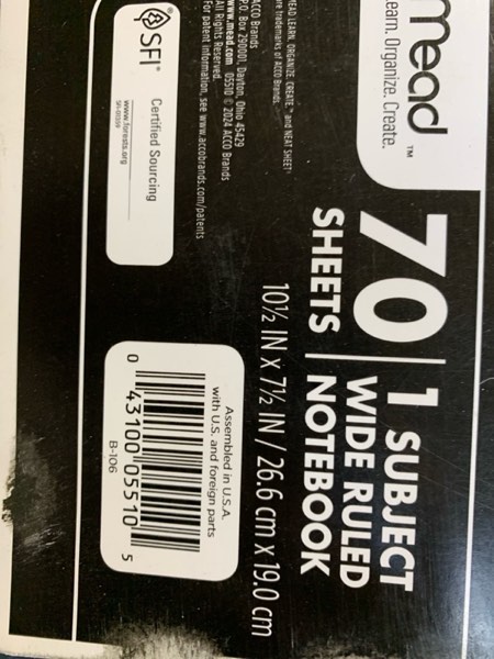 Condition photo showing New/Like New for Wire Notebook