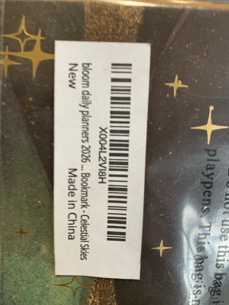 Condition photo showing New/Like New for bloom daily planners 2026 Planner (January - December) Calendar Year Organizer - 5.5” x 8.25” - Weekly & Monthly Agenda Book with Stickers & Bookmark - Celestial Skies Celestial Skies 5.5" x 8.25"