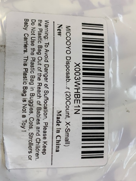 Condition photo showing New/Like New for MICOOYO Disposable Dog Diapers Female, Doggie Diapers for Dogs Female, Super Absorbent Pet Diaper with Foam Tail Hole for Heat, Comfortable Puppy Diaper (20Count, X-Small) X-Small 20.0