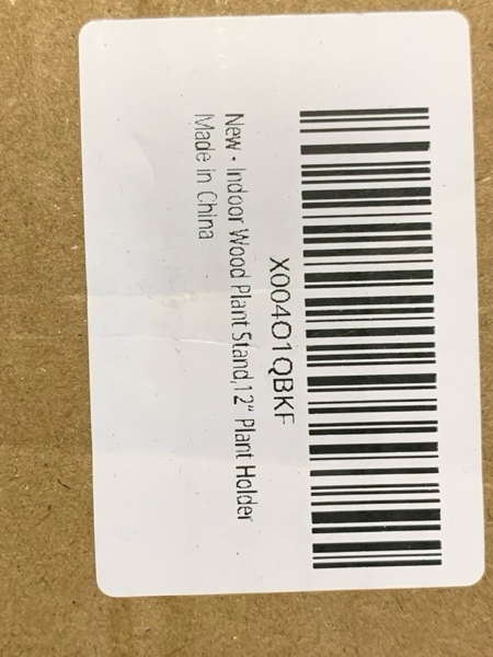Condition photo showing New/Like New for Plant Stand Indoor with Wheels - Plant Caddy 12 Inch Small Wood Outdoor Plant Stands for Patio Rolling Plant Dolly with Lockable Wheels for Heavy Duty,2 Pack