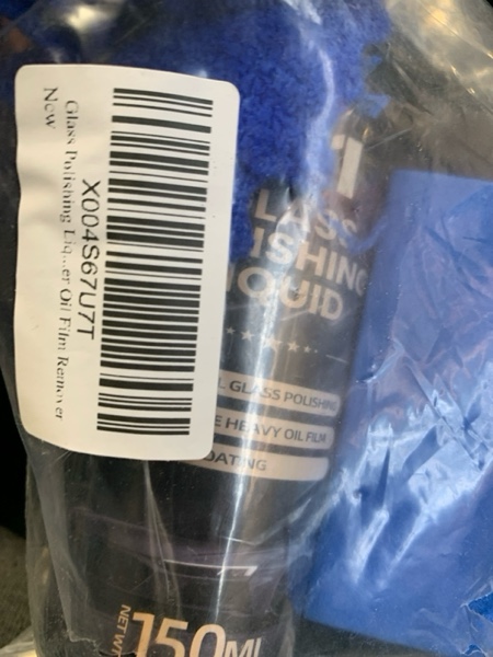 Condition photo showing New/Like New for Bianca Glass Polishing Liquid D1, Bomini Car Glass Polishing, Auto Compound Windshield Cleaner, Wate