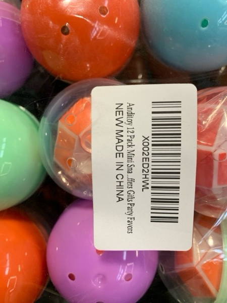 Condition photo showing New/Like New for Anditoy 12 Pack Mini Snake Cube in Plastic Easter Eggs Puzzle Toys for Kids Girls Boys Easter Basket Stuffers Gifts Party Favors
