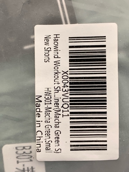 Condition photo showing New/Like New for Haowind Workout Shorts for Women with Pockets Mid Waisted Athletic Sport Pants Lightweight Gym Running Shorts with Liner Medium Short Macha Green