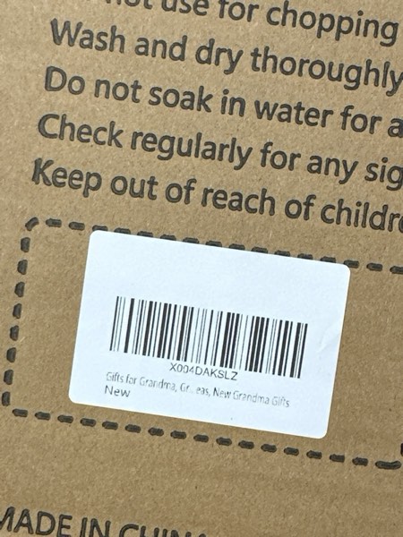 Condition photo showing New/Like New for Gifts for Grandma 11x7 inch, Mothers Day Grandma Birthday Christmas Gifts Thoughtful Cutting Board, Unique Grandmother Gift Ideas