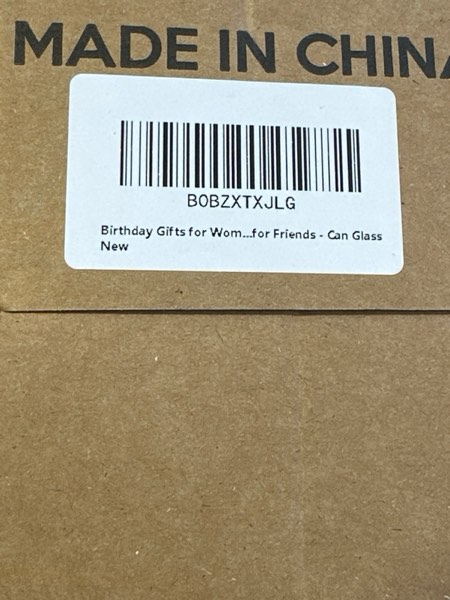 Condition photo showing New/Like New for Birthday Gifts for Women Friendship, Mothers Day Gifts for Best Friend - Gift for Friends - Friendship Gift for Women Friend, Bestie Ideas for Best Friends - 16 Oz Can Glass Bestie 02