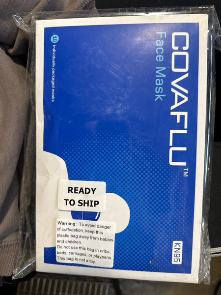 Condition photo showing New/Like New for KN95 Face Mask, Pack of 10 Masks, Cup Shaped KN95, 5 Layers Protection, Comfortable Fit, for Men and Women (White)