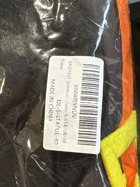 Condition photo showing New/Like New for Halloween Porch Goose Outfits for 23 Inch Lawn Statue, Witch Costume for Plastic/Cement Statue, Funny Sculpture Clothes for Yard Patio Party Decoration Halloween Witch