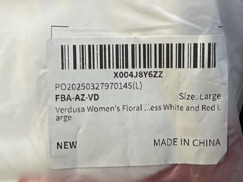 Condition photo showing New/Like New for Verdusa Women's Floral Dress