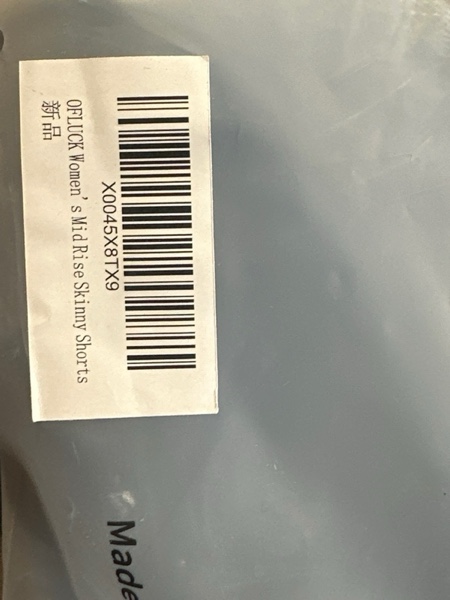 Condition photo showing New/Like New for OFLUCK Shorts for Women Mid Rise Roll Cuff Bermuda Stretch Denim Jean Shorts 2 Yw1011-light Blue