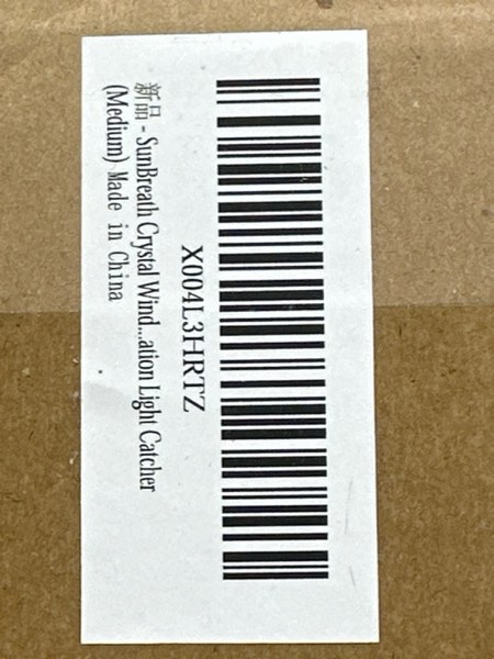 Condition photo showing New/Like New for Crystal Wind Chime Light Catcher Suitable for Window Hanging Suitable for Home Indoor and Outdoor Garden Decoration Light Catcher (Medium)