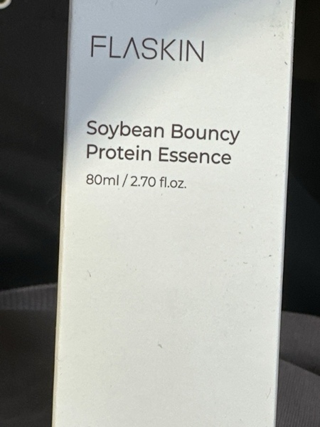 Condition photo showing New/Like New for FLASKIN Skin Barrier Essence | Soybean Bouncy Protein Essence | Moisturizing, Strengthens Skin Barrier, Enhances Elasticity | Soybean Protein | Moisturizer for Flaky Skin | Korean Skincare | 80ml