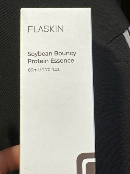 Condition photo showing New/Like New for FLASKIN Skin Barrier Essence | Soybean Bouncy Protein Essence | Moisturizing, Strengthens Skin Barrier, Enhances Elasticity | Soybean Protein | Moisturizer for Flaky Skin | Korean Skincare | 80ml