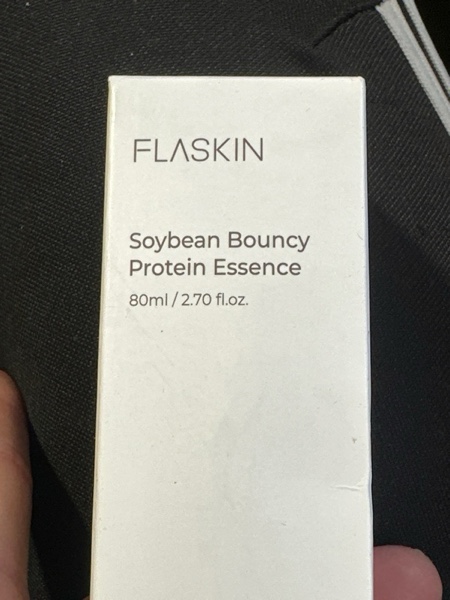 Condition photo showing New/Like New for FLASKIN Skin Barrier Essence | Soybean Bouncy Protein Essence | Moisturizing, Strengthens Skin Barrier, Enhances Elasticity | Soybean Protein | Moisturizer for Flaky Skin | Korean Skincare | 80ml