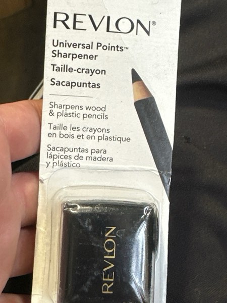 Condition photo showing New/Like New for Revlon Universal Points Sharpener, Makeup Sharpener for Wooden and Plastic Makeup Pencils, Fits Small to Large Pencils, Stocking Stuffer for Women, 1 count Pack of 1