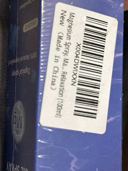 Condition photo showing New/Like New for Magnesium Spray, Magnesium Oil Spray, No Unhealthy Trace Minerals - 100% Pure Organic Natural Topical Magnesium Spray, Magical Magnesium Skin Spray for Feet, Body, Easy to Absorb and Use