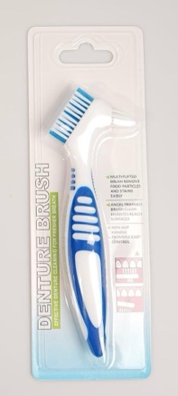 Brush, ZAMO, Denture Brush, for Cleaning and Care of Dentures