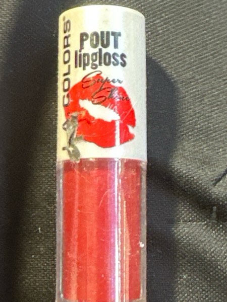 Condition photo showing New/Like New for L.A. COLORS Pout Shiny Lipgloss, Hot Lips CLG646