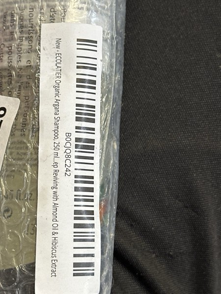 Condition photo showing New/Like New for ECOLATIÈR Argan Oil Shampoo – 98.6% Natural, Vegan, Hydrating & Strengthening, Almond Oil & Hibiscus Extract for Revitalized Hair, Gentle for All Hair Types, 8.5 Fl Oz / 250ml