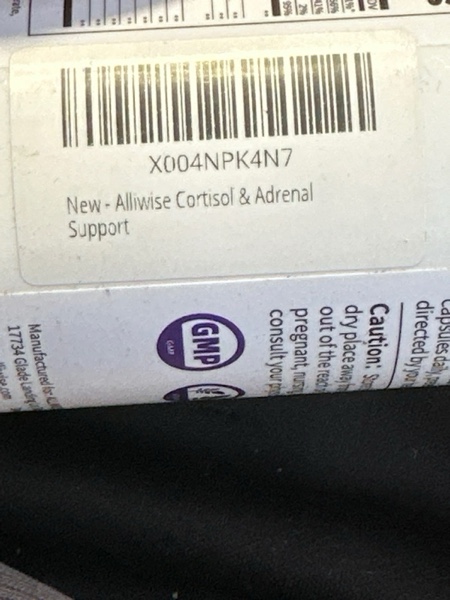 Condition photo showing New/Like New for Cortisol Supplements for Women & Men - Adrenal Support with Ashwagandha, L-Theanine & Holy Basil for Stress Relief, Mood & Steady Focus - Hormone Balance - 120 Vegan Capsules