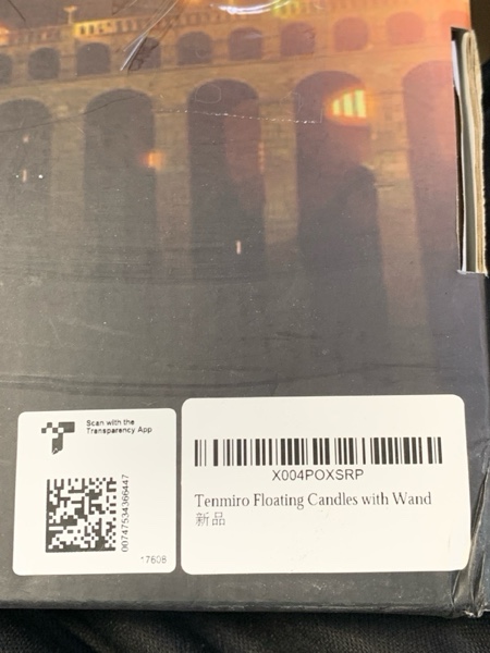 Condition photo showing New/Like New for Christmas Decorations - 32pcs Floating Candles with Wand Magic Hanging Candles, Flameless Warm Light Flickering Battery Operated Candles, Floating LED Candle for Halloween Christmas Theme Party