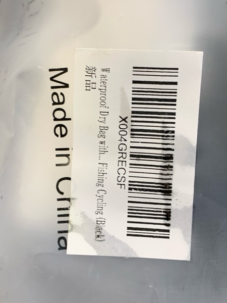 Condition photo showing New/Like New for Waterproof Fanny Pack, Floating Dry Bag Pouch with Adjustable Waist Strap Large Capacity, Waterproof Waist Bag for Kayaking Boating Fishing Cycling Beach (Black)