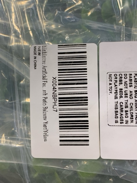 Condition photo showing New/Like New for Artificial Flowers for Outdoors 12 Bundles Fake Silk Morning Glory Spring Summer Decoration, UV Resistant Realistic Faux Flowers for Outside Front Door Porch Patio Planter Balcony Yard Yellow