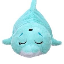 Happy Nappers Flip-a-Zoo Plush Shark/Dolphin