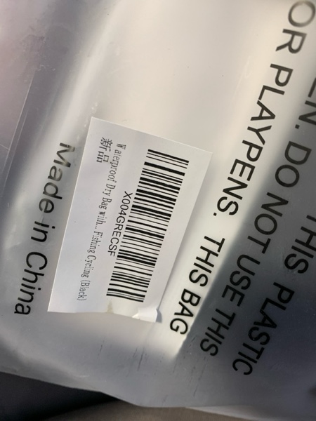 Condition photo showing New/Like New for Waterproof Fanny Pack, Floating Dry Bag Pouch with Adjustable Waist Strap Large Capacity, Waterproof Waist Bag for Kayaking Boating Fishing Cycling Beach (Black)