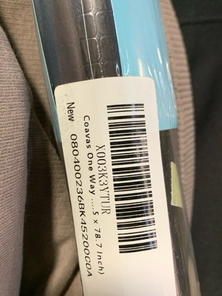 Condition photo showing New/Like New for Coavas One Way Privacy Window Film Reflective Window Tint for Home,Static Cling Mirror Heat Blocking Covering See Out Not in,Anti-Uv House Daytime Privacy, Blue-Silver,17.5x78.7 in