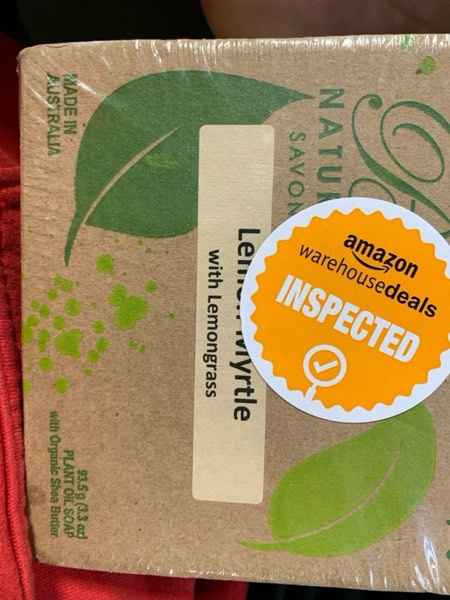 Condition photo showing New/Like New for BELA PURE NATURAL SOAP, LEMON MYRTLE WITH LEMONGRASS, 3.3 OZ. BAR