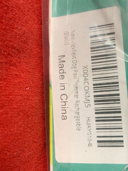 Condition photo showing New/Like New for Dog Paw Trimmer for Grooming, Cordless Rechargeable Dog Clippers with Widened Blade, Low Noise Electric Cat Precision Shaver for Small Pet's Hair Around Eyes, Faces, Ears, Paws, Rump(Black)