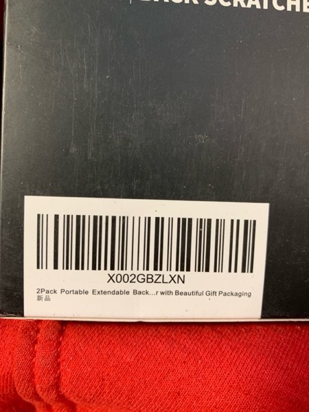 Condition photo showing New/Like New for 2 Pack Portable Extendable Back Scratcher, Stainless Steel Telescoping Back Scratcher with Beautiful Present Packaging A-black