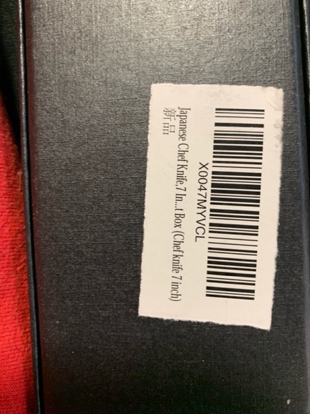 Condition photo showing New/Like New for Cleaver Knife 8 Inch Meat Cleaver -Professional Kitchen Knife,Super Sharp Blade,S uitable for Cutting Vegetables and Meat, Gift Box Packaging (Chef knife 7 inch) Chef knife 7"