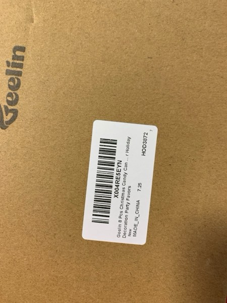 Condition photo showing New/Like New for Geelin 8 Pcs Candy Cane Christmas Tree Decorations Lollipop Ornaments Xmas Tree Peppermint Hanging Decor Plastic Pink Candy Handcrafted Ornaments for Home Office Holiday Decoration Party Favors