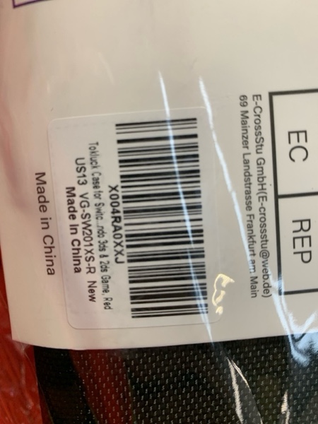 Condition photo showing New/Like New for Carrying Case Compatible with Nintendo Switch 2(2025) , Portable Switch 2 Travel Carry Case Fit for Joy-Con 2 and AC Adapter, Hard Shell Protective Pouch Bag with 26 Game Cards for Game Accessories Red