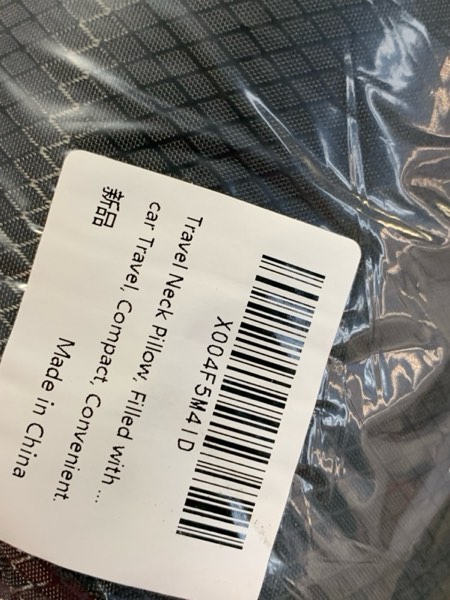 Condition photo showing New/Like New for Neck Pillow, Travel Pillow uses Memory Foam to Support Neck Comfort, Ideal Companion for Airplane and car Travel, Compact, Convenient, and Versatile Airplane Sleep Pillow(Light Blue)