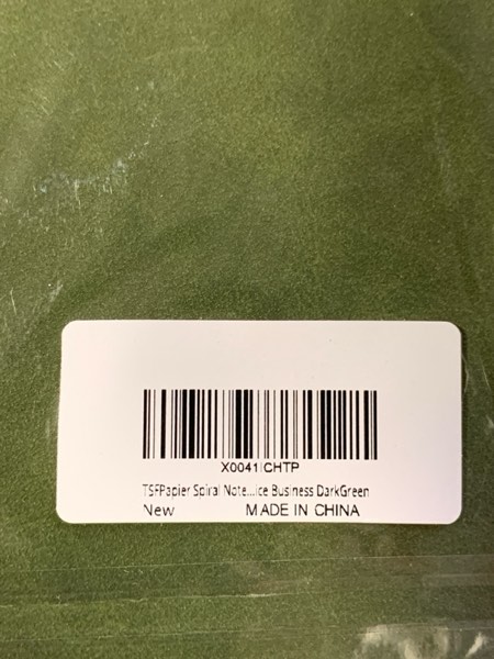 Condition photo showing New/Like New for Spiral Notebook College Ruled Soft Cover Suede Aesthetic Note book 160pages 8.5" x 6.34" For Work Note taking,Journals For Writing School Office With Double-Sided Pocket,100GSM Thick Paper 001-Mint Green