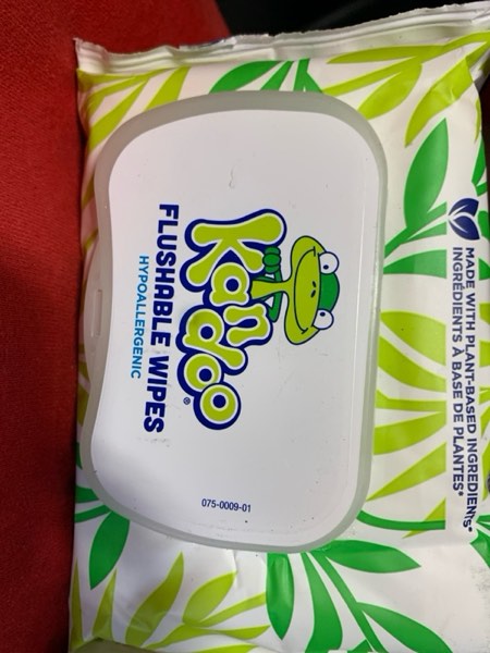 Condition photo showing New/Like New for Kandoo Pampers Flushable Sensitive Wipes, Unscented, 42 Wipes Unscented 42 Count (Pack of 1)