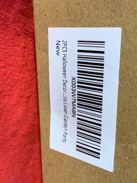 Condition photo showing New/Like New for Halloween Decorations Outdoor 2 Pack Light Up Ghost Windsocks with 20 LED Lights 52 Inch Scary Hanging Ghost Lights for Porches Home Yard Tree Garden Party Ornaments A style