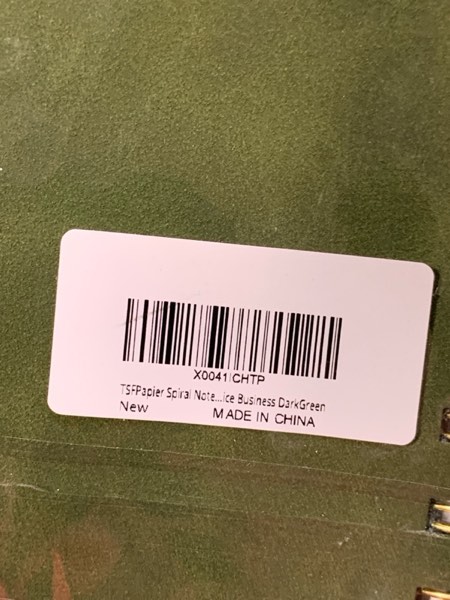 Condition photo showing New/Like New for Spiral Notebook College Ruled Soft Cover Suede Aesthetic Note book 160pages 8.5" x 6.34" For Work Note taking,Journals For Writing School Office With Double-Sided Pocket,100GSM Thick Paper 001-Mint Green