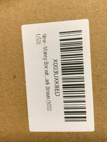 Condition photo showing New/Like New for Wooden Cash Money Saving Challenge Box, Reusable Money Saving Box, 5000 Savings Challenge Box, Money Box for Cash Saving, Piggy Bank with Numbers for Adults Child (5000 Dollar) 5000 USD
