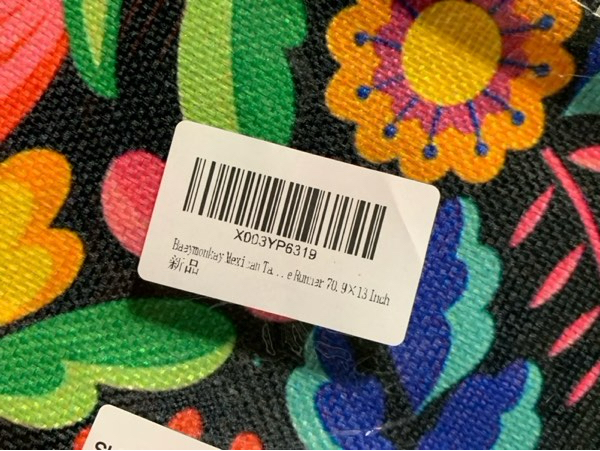 Condition photo showing New/Like New for Mexican Table Runner for Party (5-Pack) — Dia De Los Muertos Altar, Day of The Dead Decorations (Flowers Fiesta, 70.9 x 13 Inches