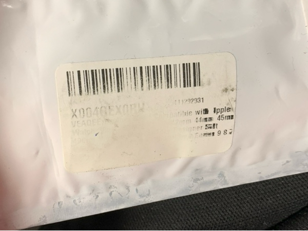 Condition photo showing New/Like New for Leather Band Compatible with Apple Watch 38mm 40mm 41mm 42mm 44mm 45mm 49mm Women/Men — Luxury Designer Soft Wristband for iWatch Ultra/Ultra 2 Series 9 8 7 6 5 4 3 2 1 SE Black 38/40/41mm