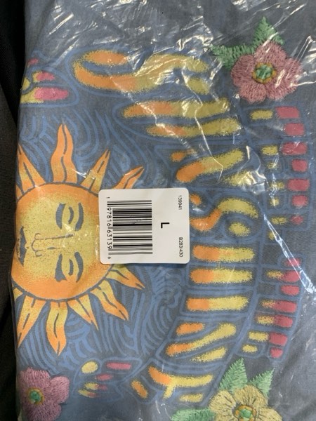 Condition photo showing New/Like New for Mystical Sun Moon Butterfly Design Sweatshirt