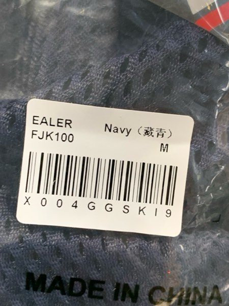 Condition photo showing New/Like New for (Size M) EALER Boys' Youth Stretch Football Practice Jersey, Blank Football Jersey, Mesh Athletic Football Shirt, Practice Uniform Navy Blue Medium